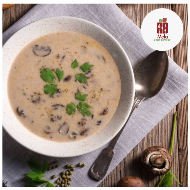 Wild Mushrooms Barley Cream Soup