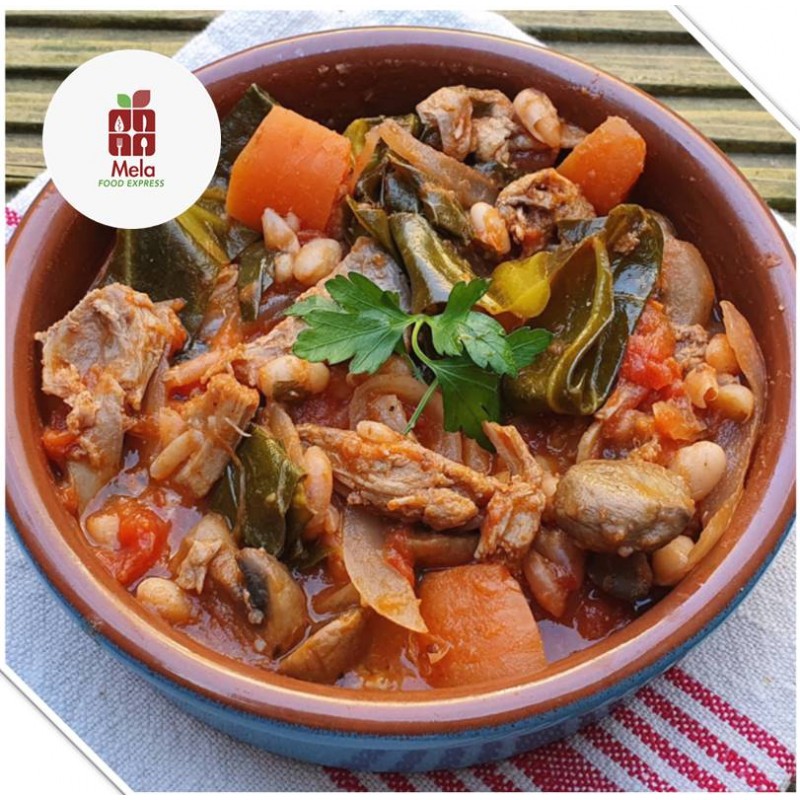 C. Sicilian Style Tomato & White Beans Duck Stew