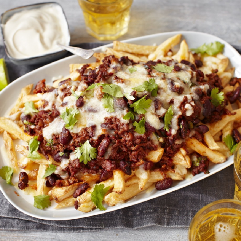 Baked Potatoes Wedges w/ Bolognese & Cheese (3 lbs)