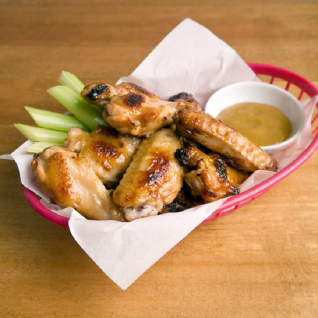 Honey Mustard Baked Chicken Wings (24pcs)